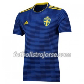 Sverige Matchtröjor Borta Fotbollströja VM 2018